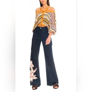 Azulu Guane Cardigan Off-the-Shoulder Tank Top - sz. XXS